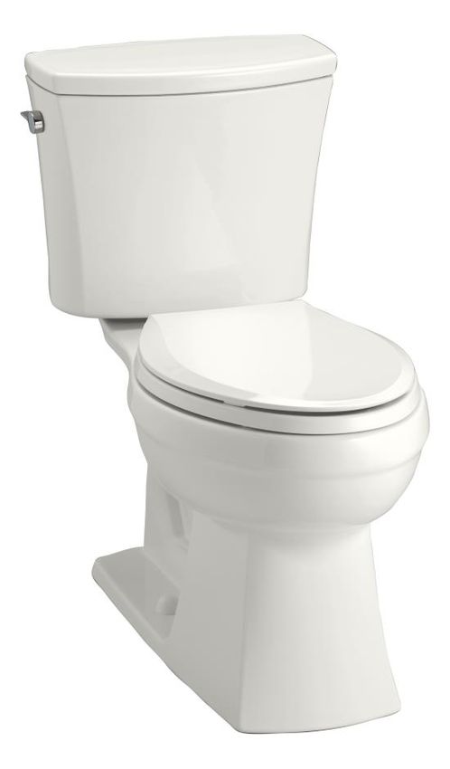 Kohler K-3755-95 Kelston Comfort Height 2-piece Toilet with 1.28 GPF and Elongated Bowl - Ice Grey (Pictured in White)