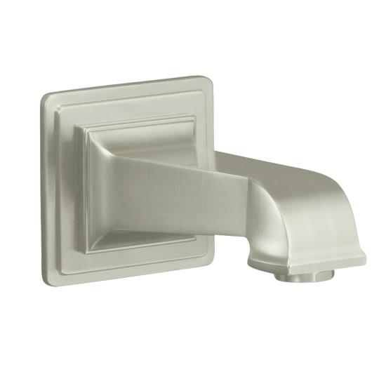 Kohler K-13139-A-CP Pinstripe Pure Design Wall Mount Bath Spout - Chrome (Pictured in Brushed Nickel)