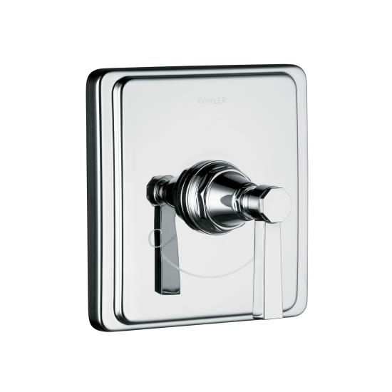 Kohler K-T13173-4A-SN Pinstripe Pure Design Thermostatic Valve Trim w/Lever Handle - Polished Nickel (Pictured in Chrome)