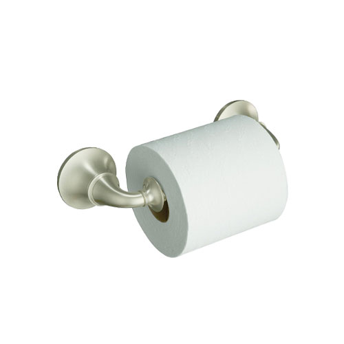 Kohler K-11274-BN Forte Traditional Toilet Tissue Holder - Vibrant Brushed Nickel