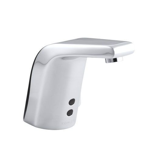 Kohler K-13460-CP Sculpted Touchless Lavatory Faucet with Temperature Mixer - Polished Chrome