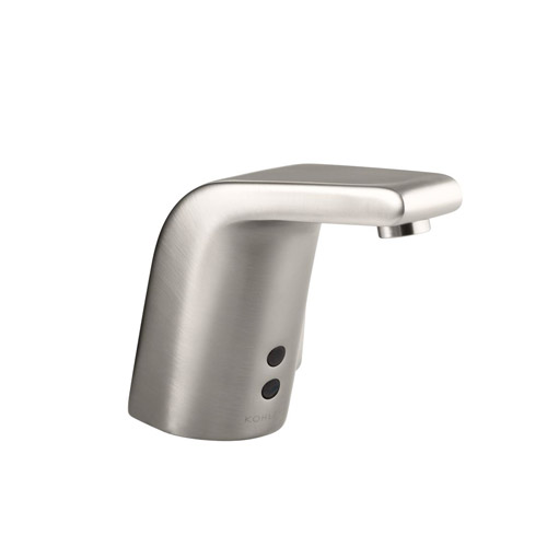 Kohler K-13462-VS Sculpted Touchless AC Powered Lavatory Faucet with Insight Technology, Temperature Mixer - Vibrant Stainless