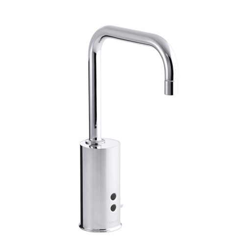 Kohler K-13475-CP Gooseneck Touchless AC Powered Commercial Faucet with Insight Technology - Chrome