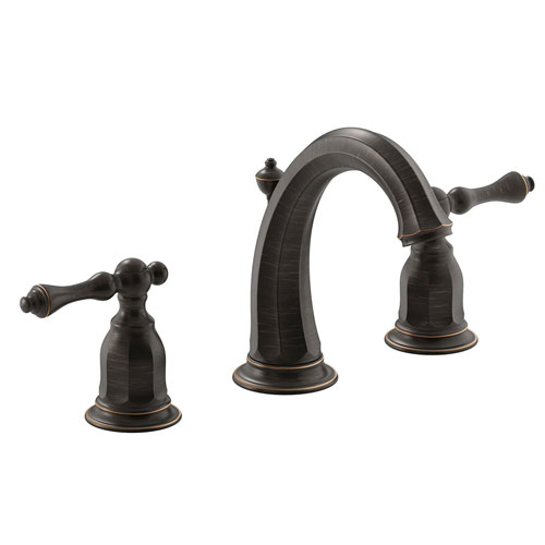 Kohler K-13491-4-2BZ Kelston Double Handle Widespread Lavatory Faucet - Oil Rubbed Bronze