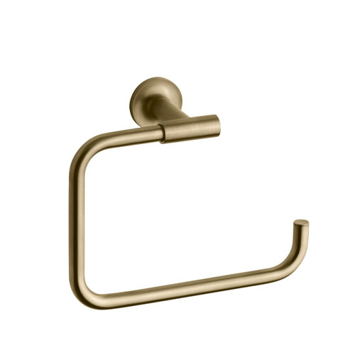 Kohler K-14441-BGD Purist Towel Ring - Brushed Gold
