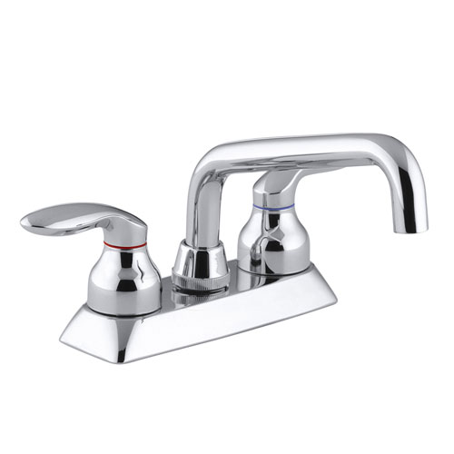 Kohler Faucet K-15270-4-CP Coralais Two Handle Centerset Laundry Faucet - Polished Chrome