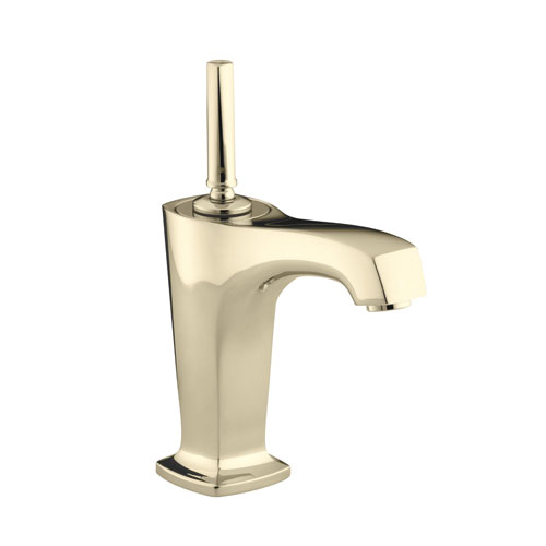 Kohler K-16230-4-AF Margaux Single-Control Lavatory Faucet With 5-3/8 in Spout And Lever Handle - French Gold