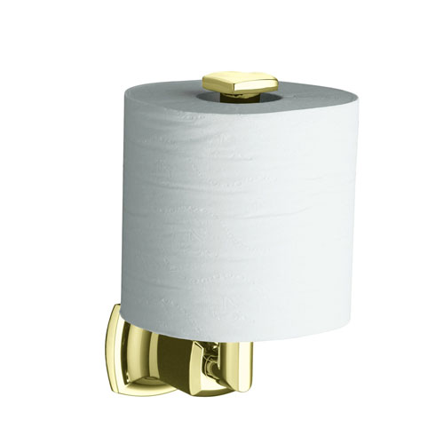 Kohler K-16255-AF Margaux Vertical Toilet Tissue Holder - French Gold