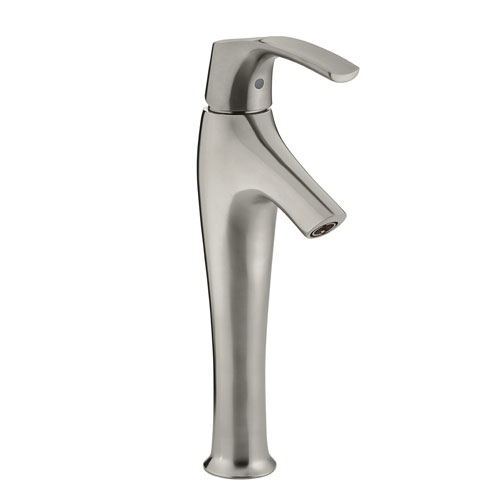Kohler K-19774-4-BN Symbol Tall Single-Control Lavatory Faucet - Brushed Nickel