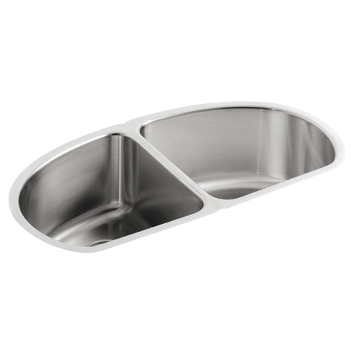 Kohler K-3148-NA Undertone Double Equal Undercounter Stainless Steel Kitchen Sink
