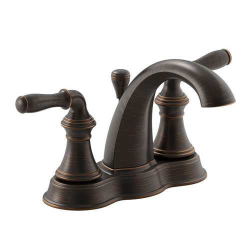 Kohler K-393-N4-2BZ Devonshire Centerset Lavatory Faucet - Oil Rubbed Bronze