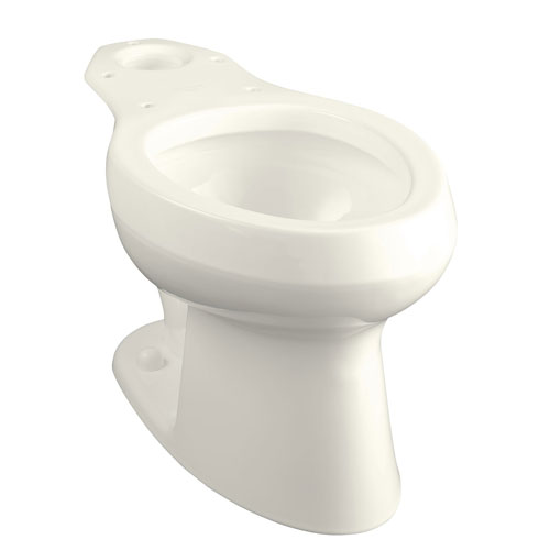 Kohler K-4303-96 Wellworth Toilet Bowl with Pressure Lite Flushing Technology, Less Seat - Biscuit
