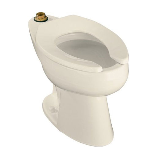 Kohler K-4368-47 Highcliff 1.6 gpf Elongated Toilet Bowl with Top Inlet - Almond