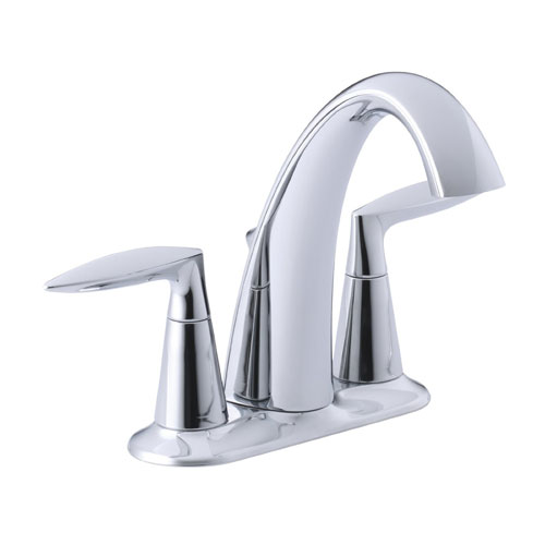 Kohler K-45100-4-CP Alteo Centerset Lavatory Sink Faucet - Chrome