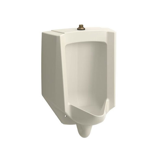 Kohler K-4991-ET-96 Bardon High Efficiency Wall Hung Urinal with Top Spud - Biscuit