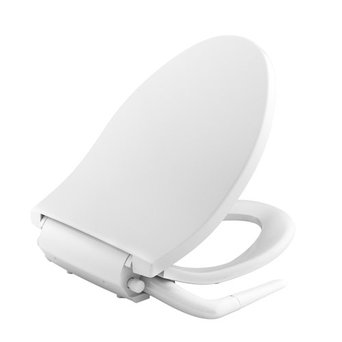 Kohler K-5724-0 Puretide Manual Cleansing Elongated Toilet Seat - White