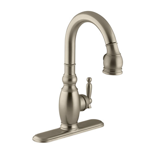 Kohler K-691-BV Vinnata Pull-Down Secondary Kitchen Faucet - Brushed Bronze