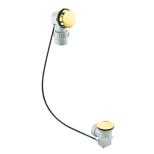 Kohler K-7214-PB Clearflo Cable Bath Drain - Polished Brass