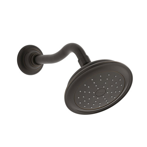 Kohler K-72774-2BZ Artifacts 2.0 gpm Single Function Showerhead with Katalyst Air-induction Spray - Oil Rubbed Bronze