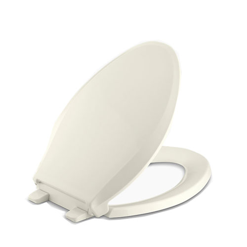 Kohler K-7315-96 Cachet Quick Relase with Grip-Tight Elongated Toilet Seat - Biscuit