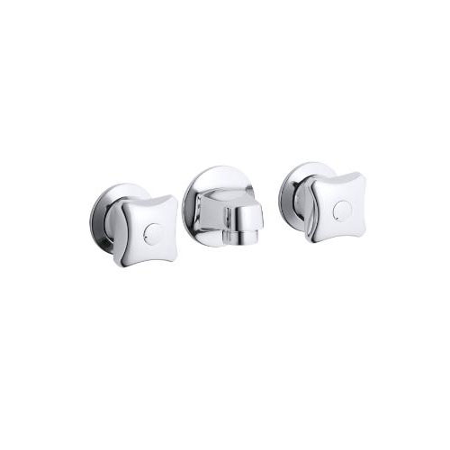 Kohler K-8046-2A-CP Triton Shelf-Back Lavatory Faucet - Chrome