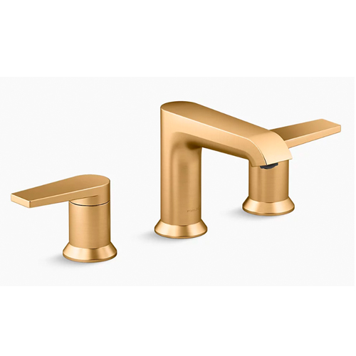 Kohler K-97093-4-2MB Hint Widespread Bathroom Sink Faucet 1.2 gpm - Brushed Moderne Brass