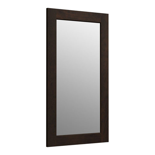 Kohler K-99666-1WB Poplin Framed Mirror - Claret Suede