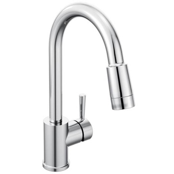 Cleveland Faucet Group 46201 Edgestone One-Handle Pulldown Kitchen Faucet - Chrome