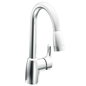 Cleveland Faucet Group CA42519 Baystone One-Handle Pullout Kitchen Faucet - Chrome