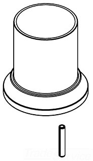 Moen 116699BN Roman Tub Spout Escutcheon Kit - Brushed Nickel