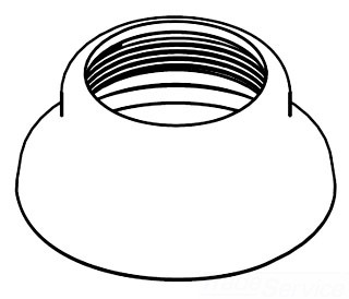 Moen 1411NL Escutcheon for Roman Tub Hand Shower - Nickel