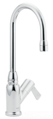 Moen 8103 M-Dura Single Handle Lavatory Faucet with Spout - Chrome