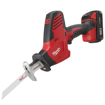 Milwaukee 2625-21 M18 Cordless Hackzall One Handed Reciprocating Saw Kit with XC Battery