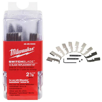 Milwaukee 48-25-5320 1-3/8 in. Switchblade 10-Blade Replacement Kit