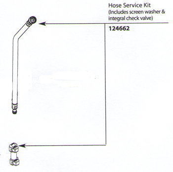 Moen 124662 Replacement Hose Service Kit