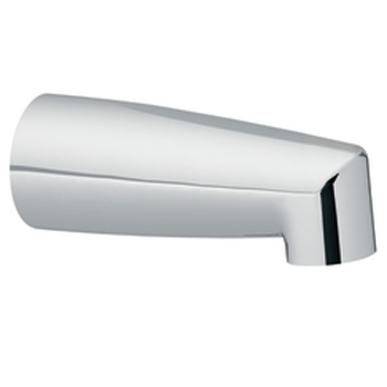 Moen 3829BC Non-Diverter Tub Spout Brushed Chrome, Slip Fit (Pictured in Chrome)
