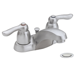 Moen 4925BC Chateau Two-Handle Centerset Lavatory Faucet Brushed Chrome