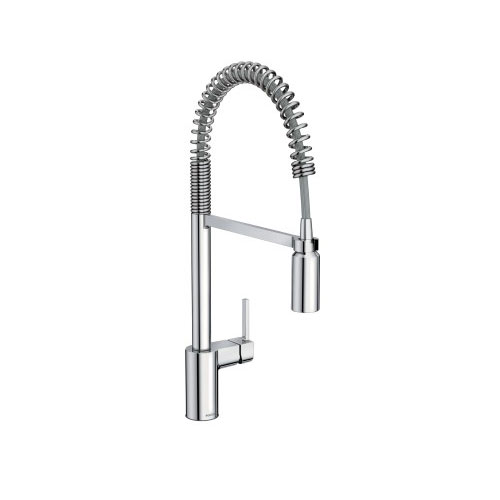 Moen 5923 Align Single Handle Pre-Rinse Spring Pulldown Kitchen Faucet - Chrome