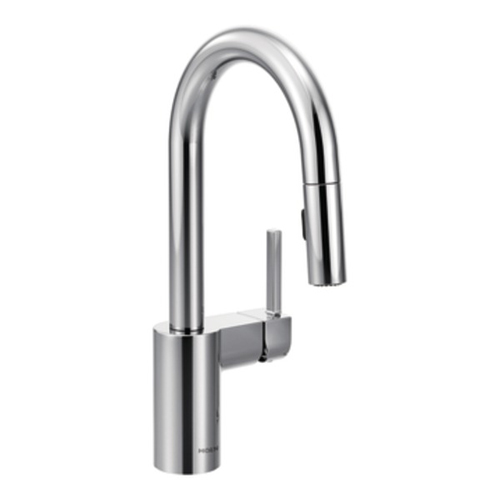Moen 5965 Align Single Handle High Arc Pulldown Bar Faucet - Chrome