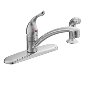Moen 7430 Chateau Single-Handle Kitchen Faucet with Side Spray Chrome