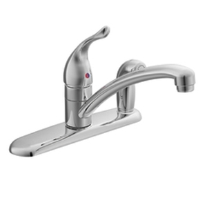 Moen 7434 Chateau Single-Handle Kitchen Faucet with Side Spray Chrome