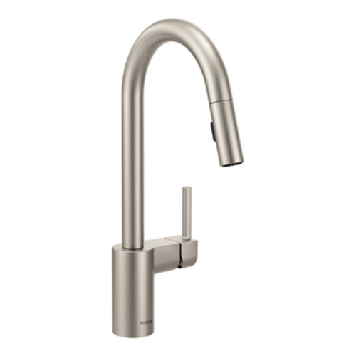 Moen 7565SRS Align Single Handle High Arc Pulldown Kitchen Faucet - Spot Resist Stainless