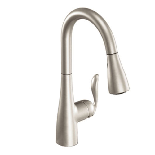 Moen 7594SRS Arbor Single Handle/Hole Pull-Down Kitchen Faucet - Spot Resist Stainless