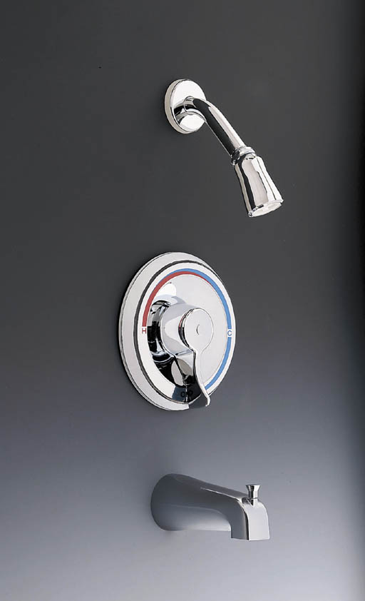 Moen 8389 Commercial 1 Handle Pressure Balancing Tub & Shower - Chrome