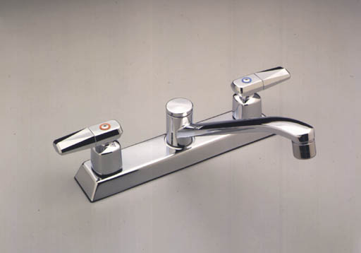 Moen 8780 Commercial Two Handle Kitchen Faucet Chrome