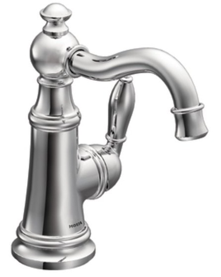 Moen S42107 Weymouth Single Handle High Arc Lavatory Faucet - Chrome