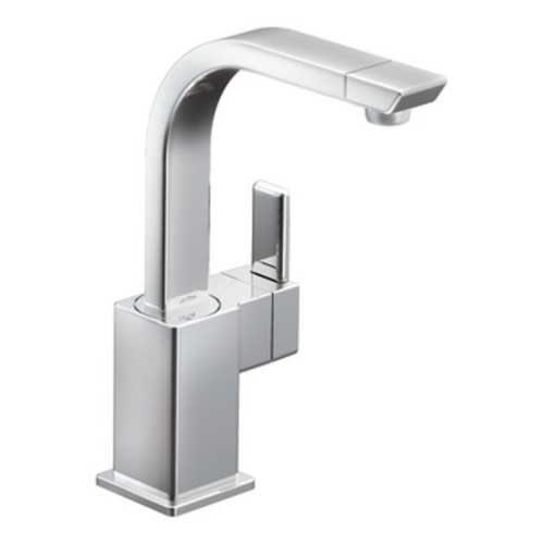 Moen S5170 90 Degree Single Handle High Arc Single Mount Bar Faucet - Chrome