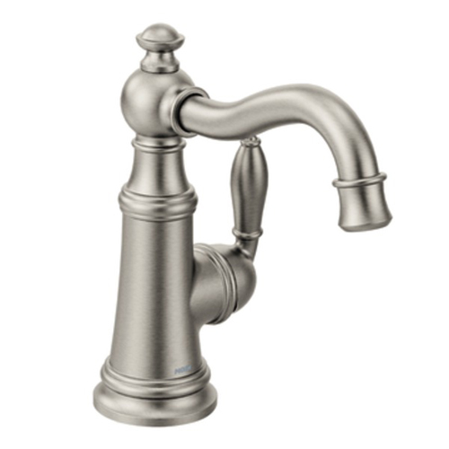 Moen S62101SRS Weymouth Single Handle High Arc Bar Faucet - Spot Resist Stainless