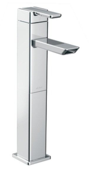 Moen S6711 90 Degree Lavatory Single Handle Vessel Faucet - Chrome
