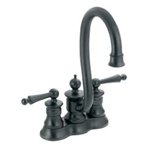 Moen ShowHouse S612WR Waterhill Two Handle Bar/Prep Faucet Wrought Iron